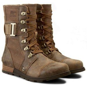 Sorel Major Carly Nutmeg Brown Boots Sizes 9
